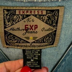 Vintage Limited Express Denim shirt-EUC